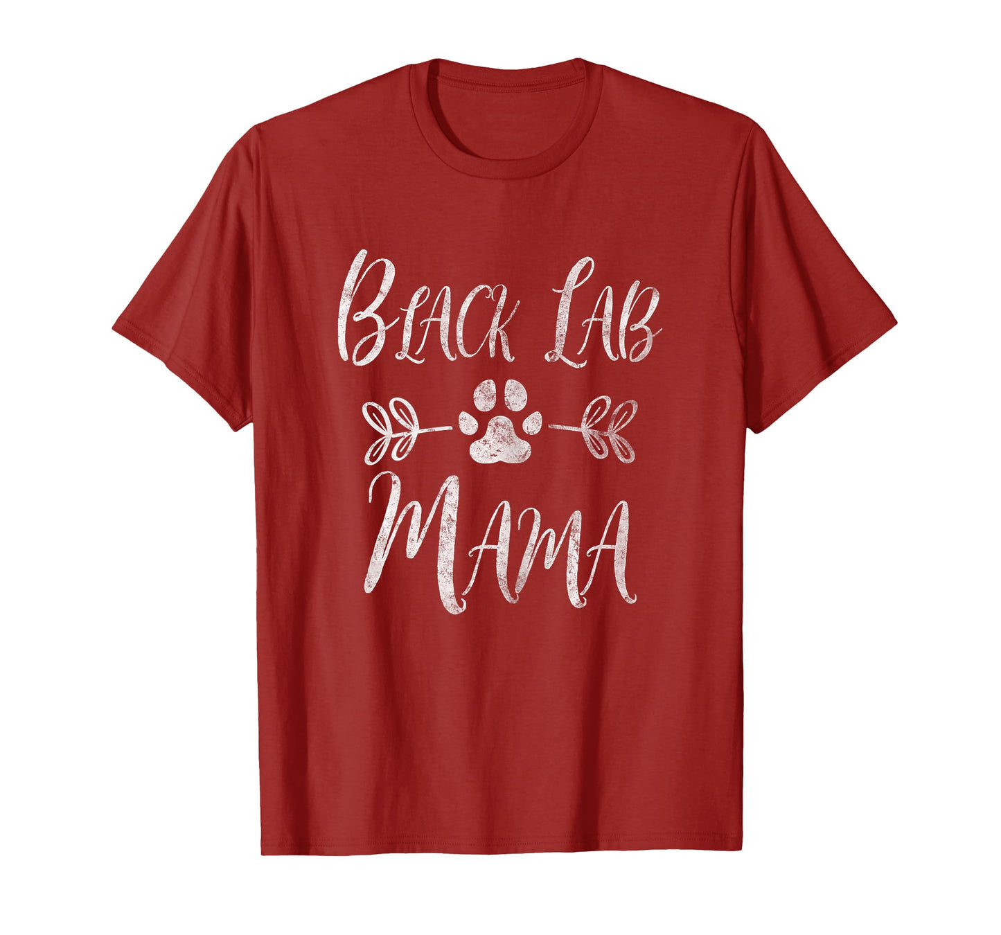 Black Lab Mama Shirt Labrador Retriever Lover Funny Dog Mom Women T-Shirt