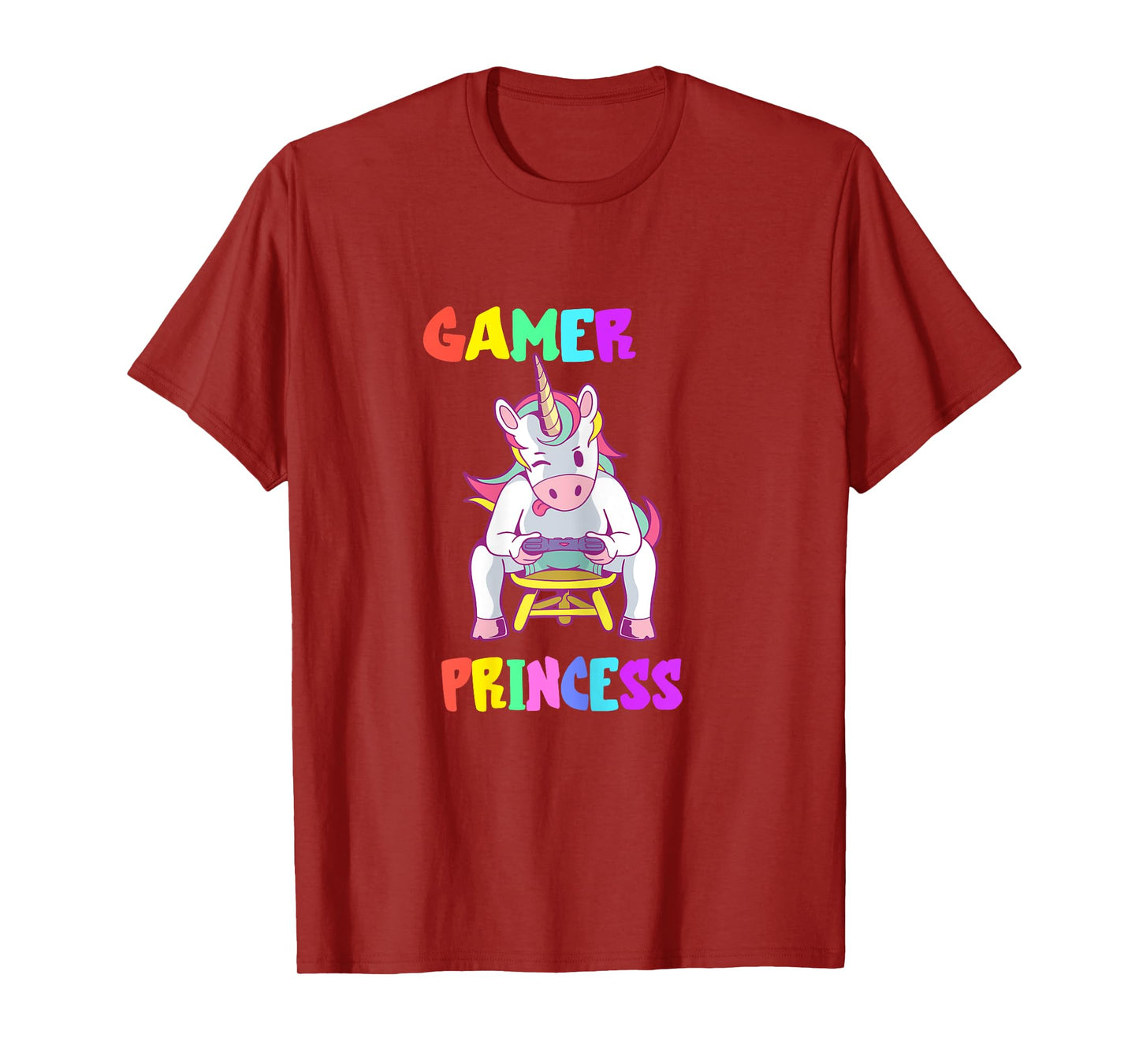 Gamer Princess Gaming Princess Gaming Unicorn Console Player T-Shirt