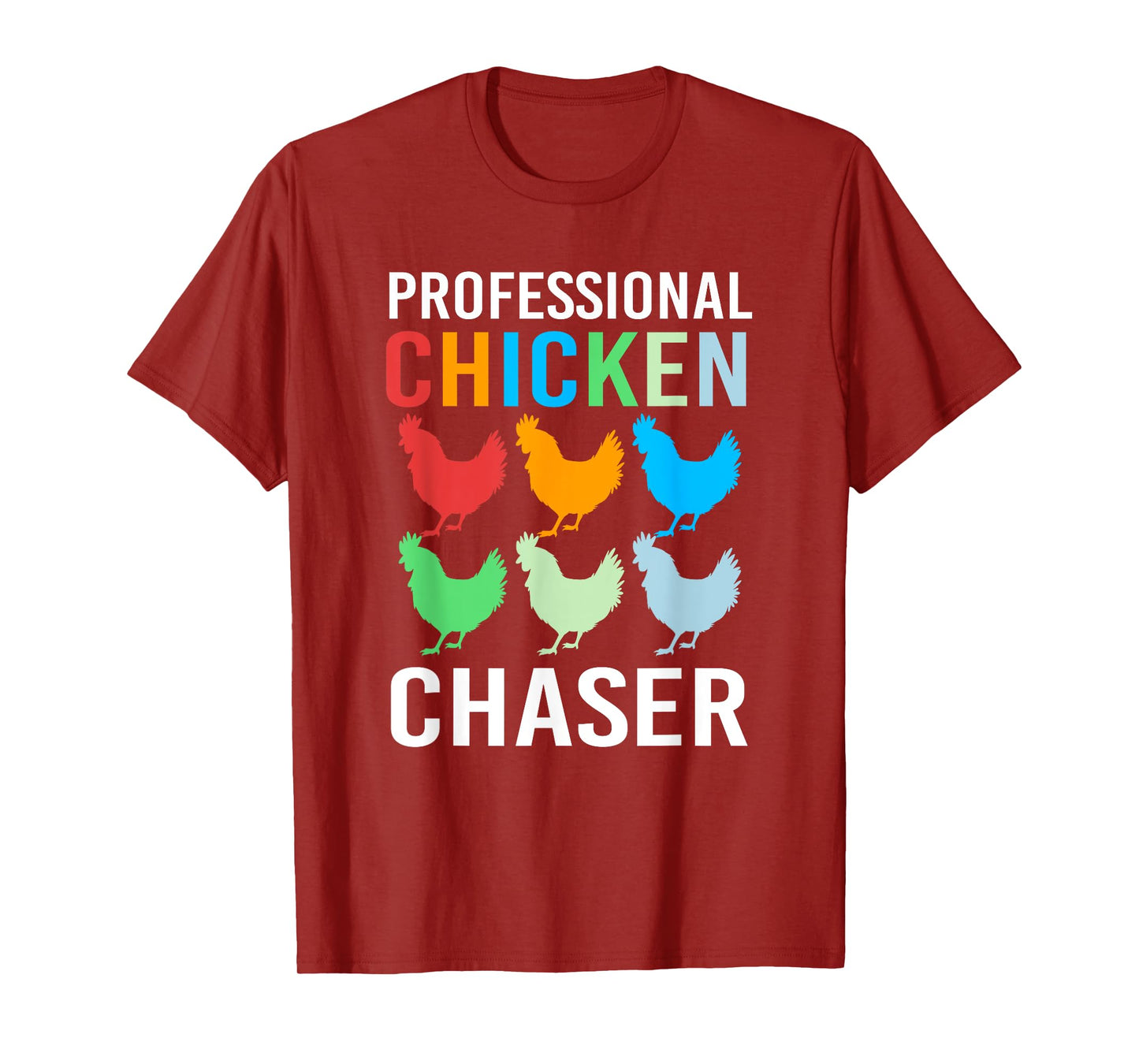 Funny Farm Professional Chicken Chaser For Kids T-Shirt