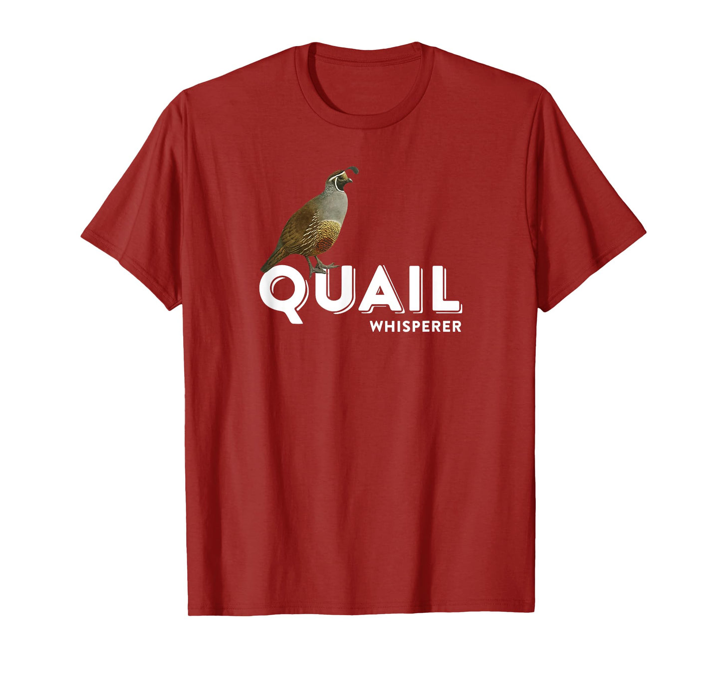 Quail Whisperer T-shirt I Love Quails Bird Lover Gift T-Shirt