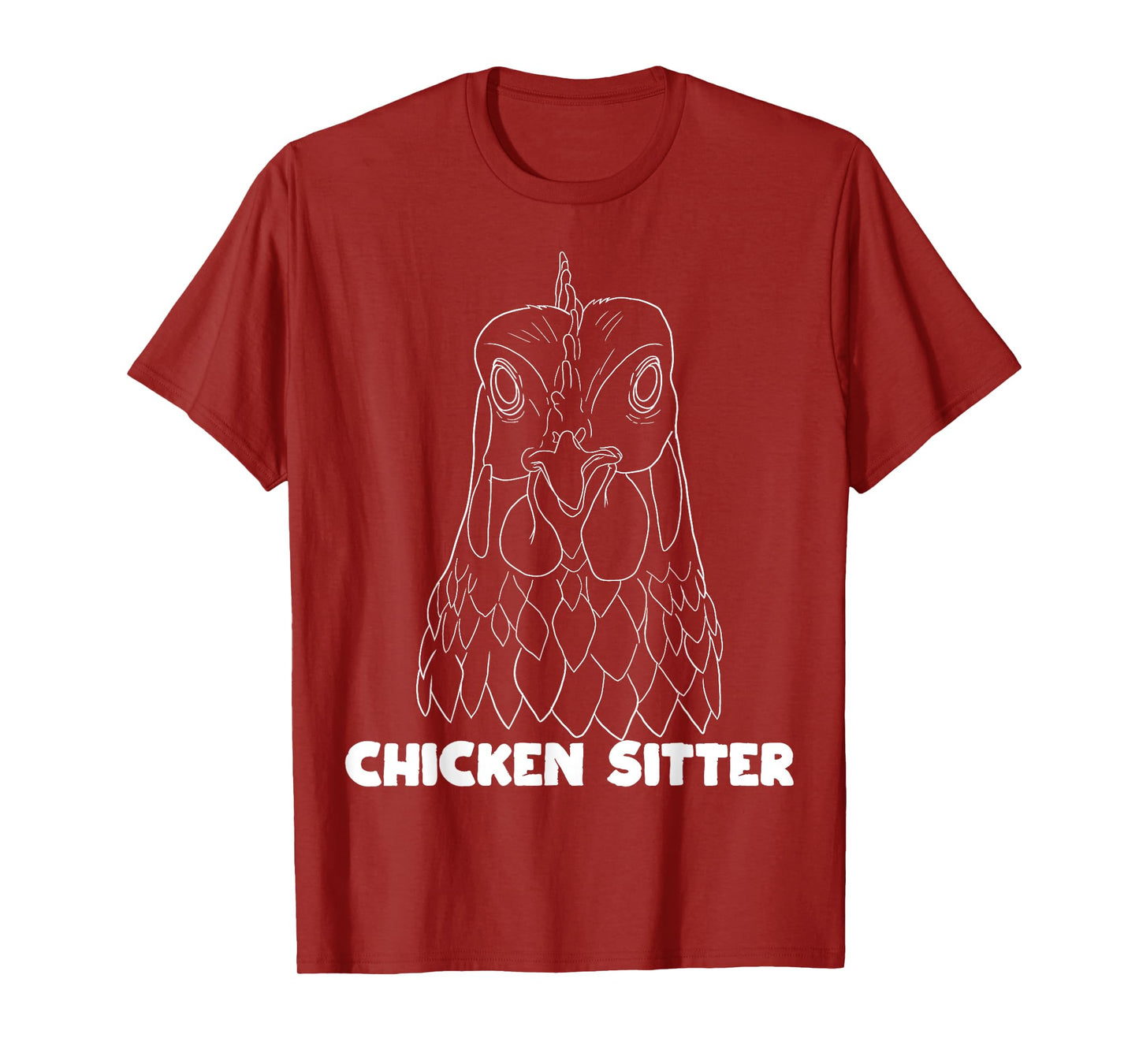 Chicken Sitter Poultry Art For Chicken Lover Farm Men Women T-Shirt