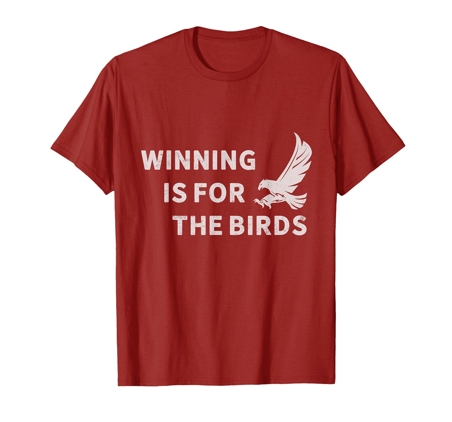 Winning Is For The Birds Vintage Eagle Mascot T-Shirt