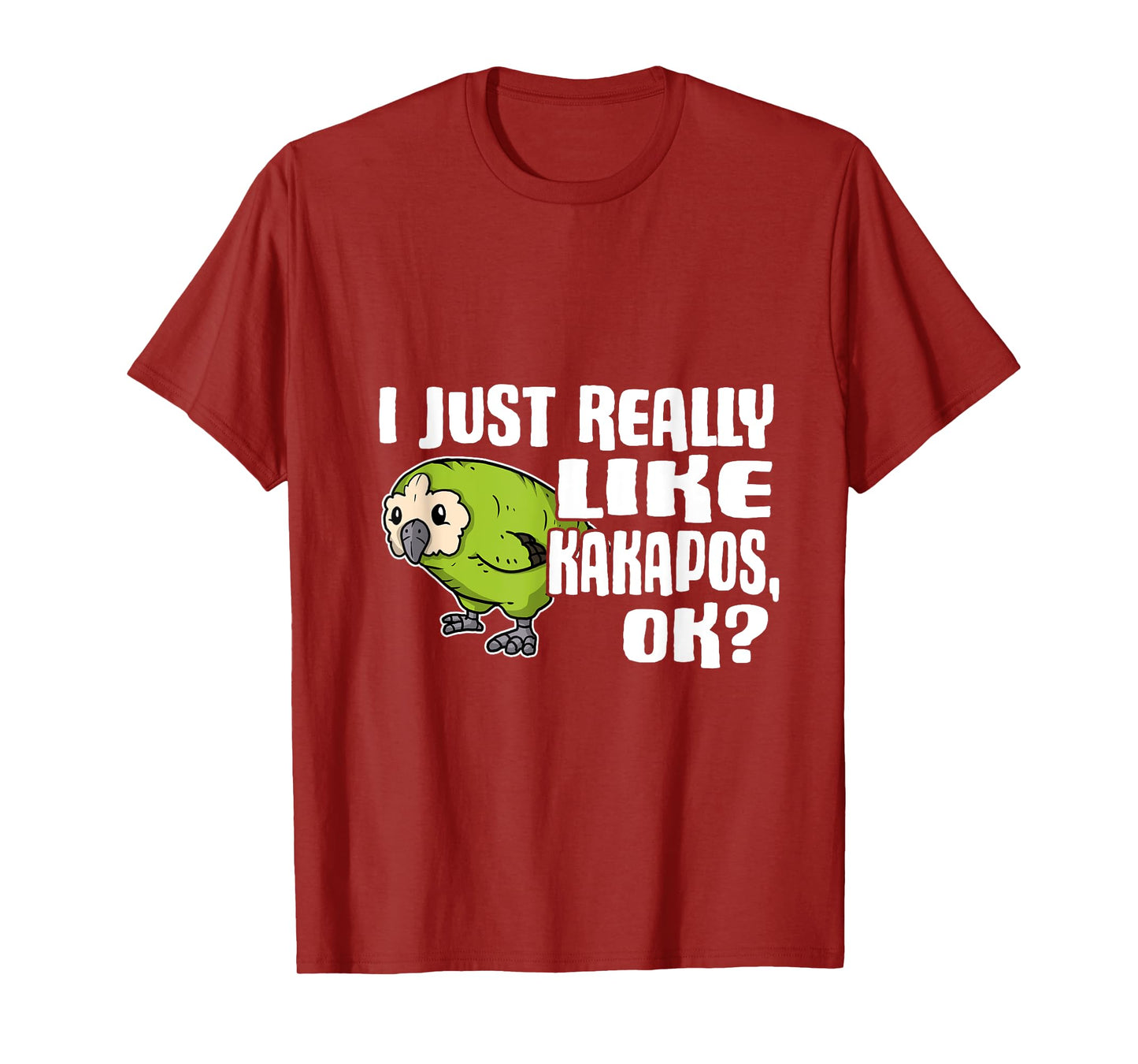 I Just Really Like Kakapos Ok Funny Kakapo Costume T-Shirt