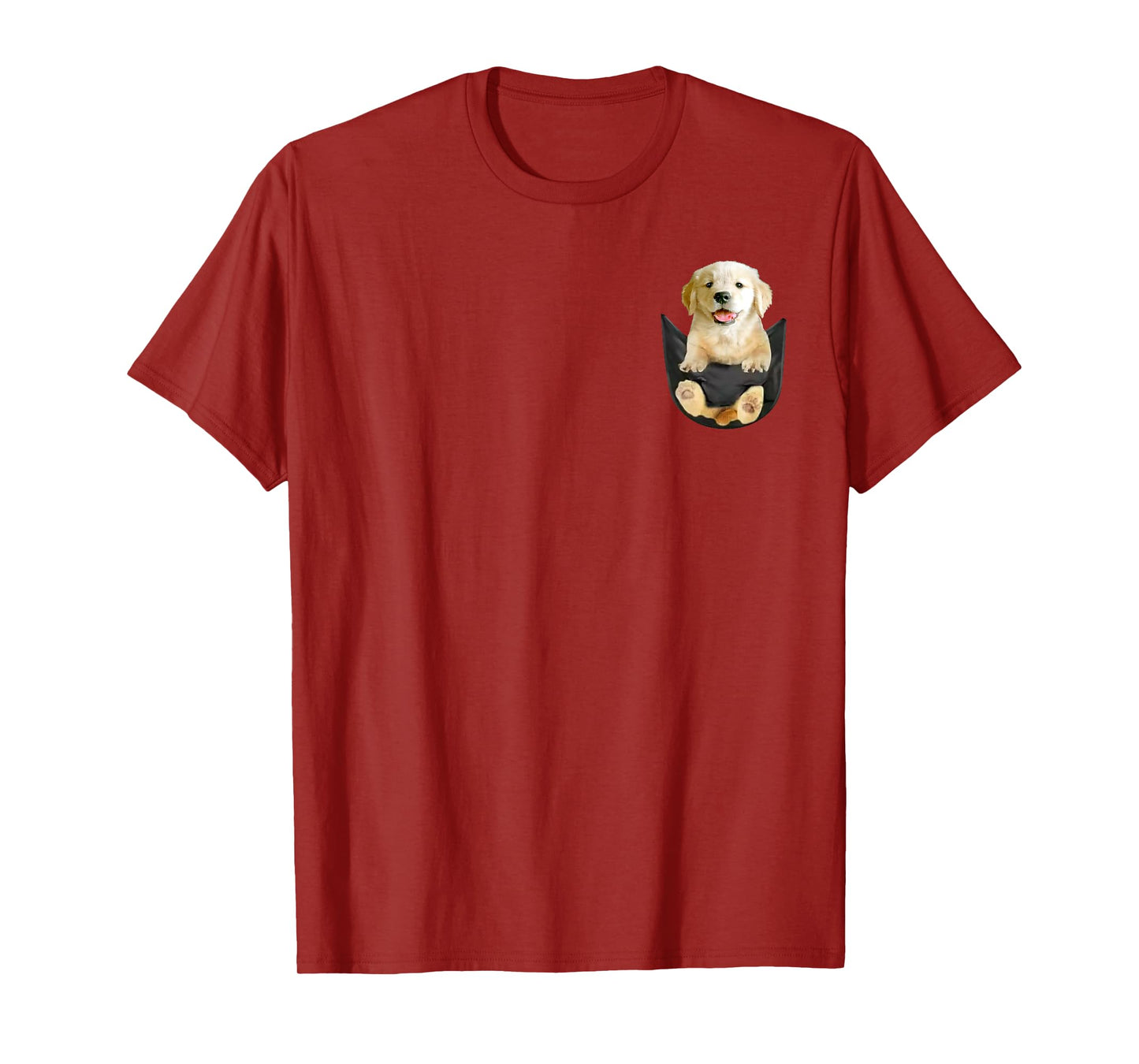 Funny Yellow Lab In Pocket Labrador Retriever T-Shirt