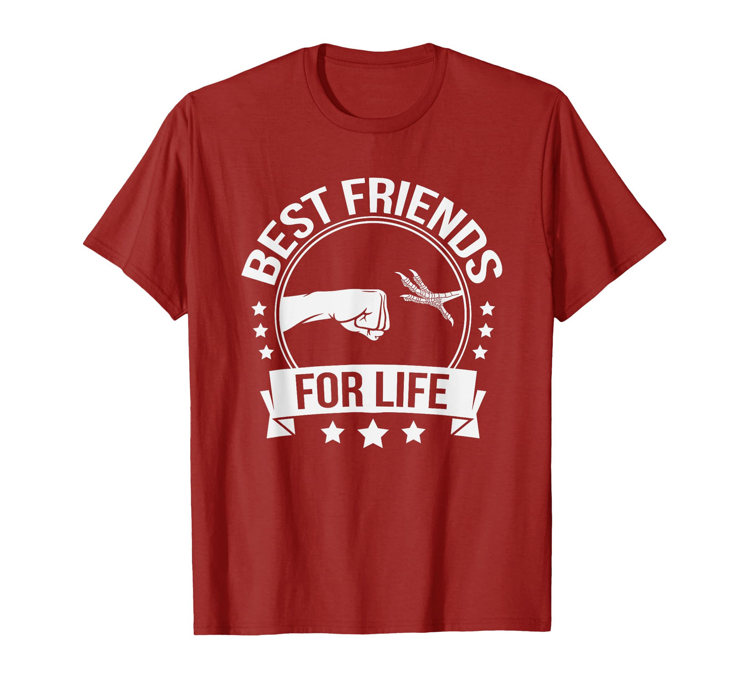 Best Friends for Life Funny Bird Foot Fist Bump T-Shirt