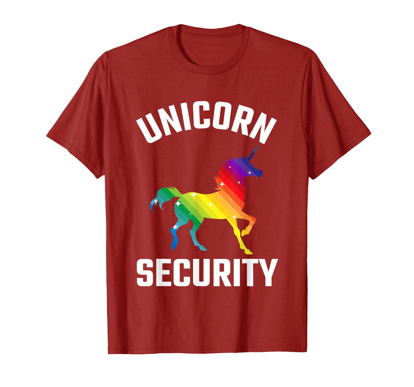 Unicorn Security Costume Party Outfit Kids Adult Cute Funny T-Shirt