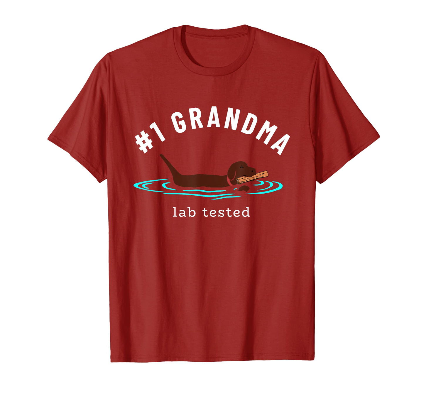 Lab Grandma Chocolate Labrador Retriever Dog Grandparent T-Shirt for Men Women