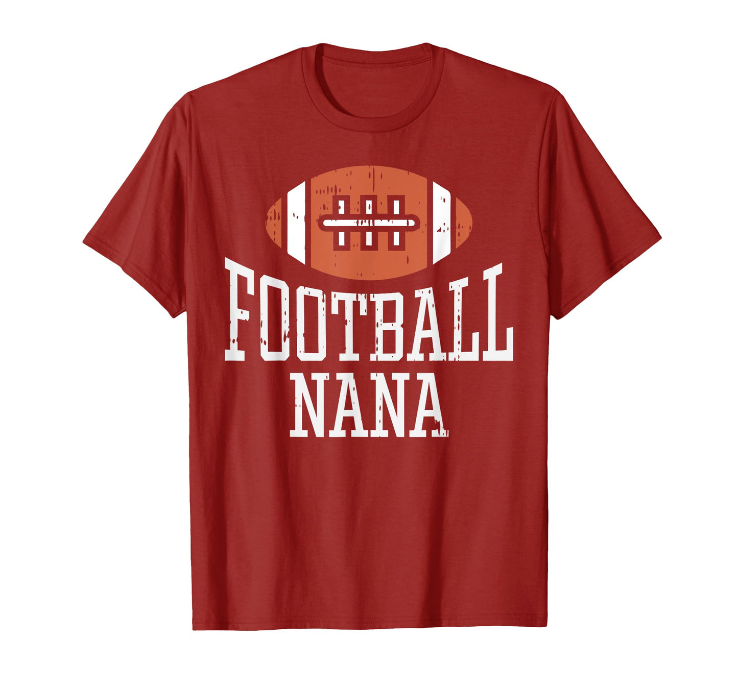 American Football Nana Vintage Game Day Sports Lover Grandma T-Shirt