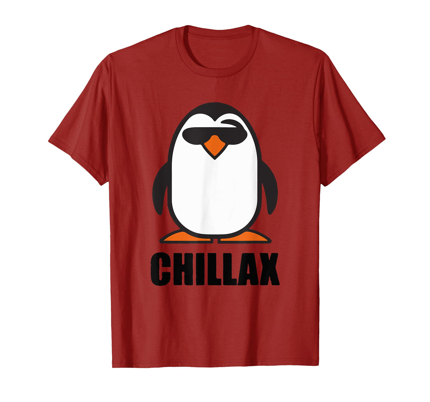 Funny Christmas Winter Penguin shirts, puns, Chillax Shirt T-Shirt