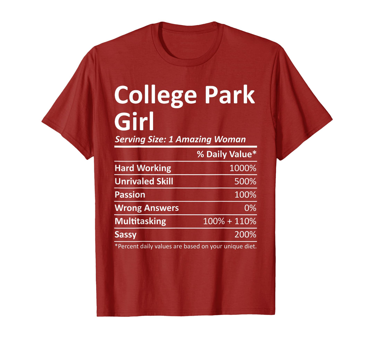 COLLEGE PARK GIRL GA GEORGIA Funny City Home Roots USA Gift T-Shirt