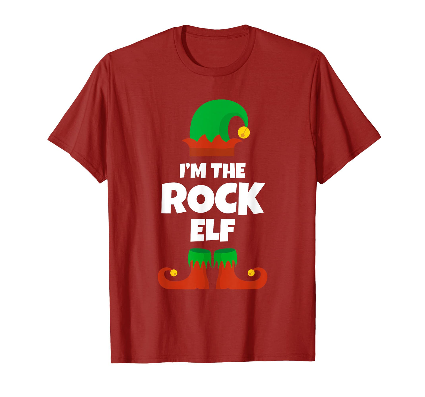 I'm The Rock Elf Family Pajama Christmas And Roll Music T-Shirt