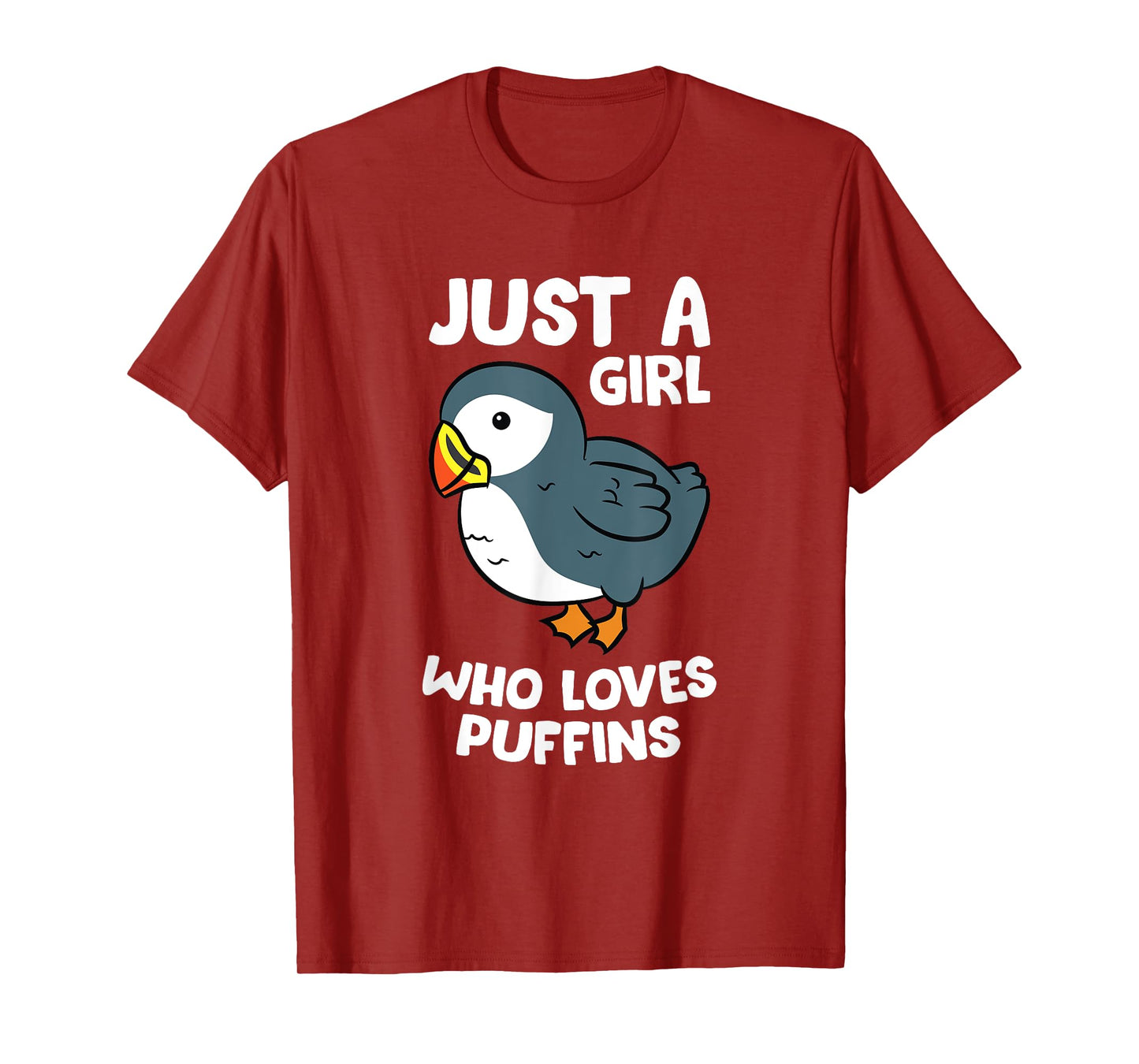 Just a Girl Who Loves Puffins Iceland Seabird Love Puffins T-Shirt