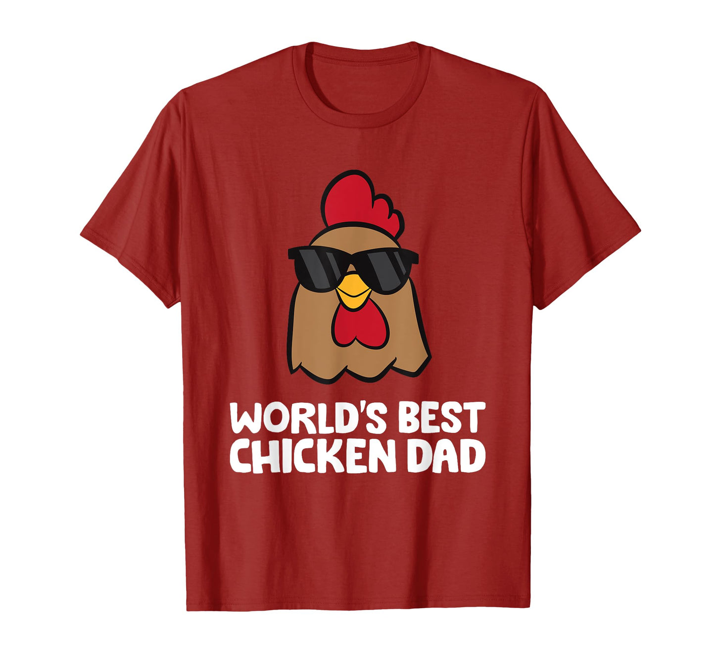 Chicken Owner Papa World's Best Chicken Dad T-Shirt