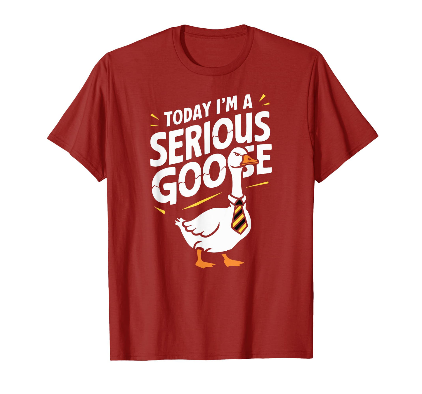 Today I'm a Serious Goose Silly Goose Funny Bird T-Shirt