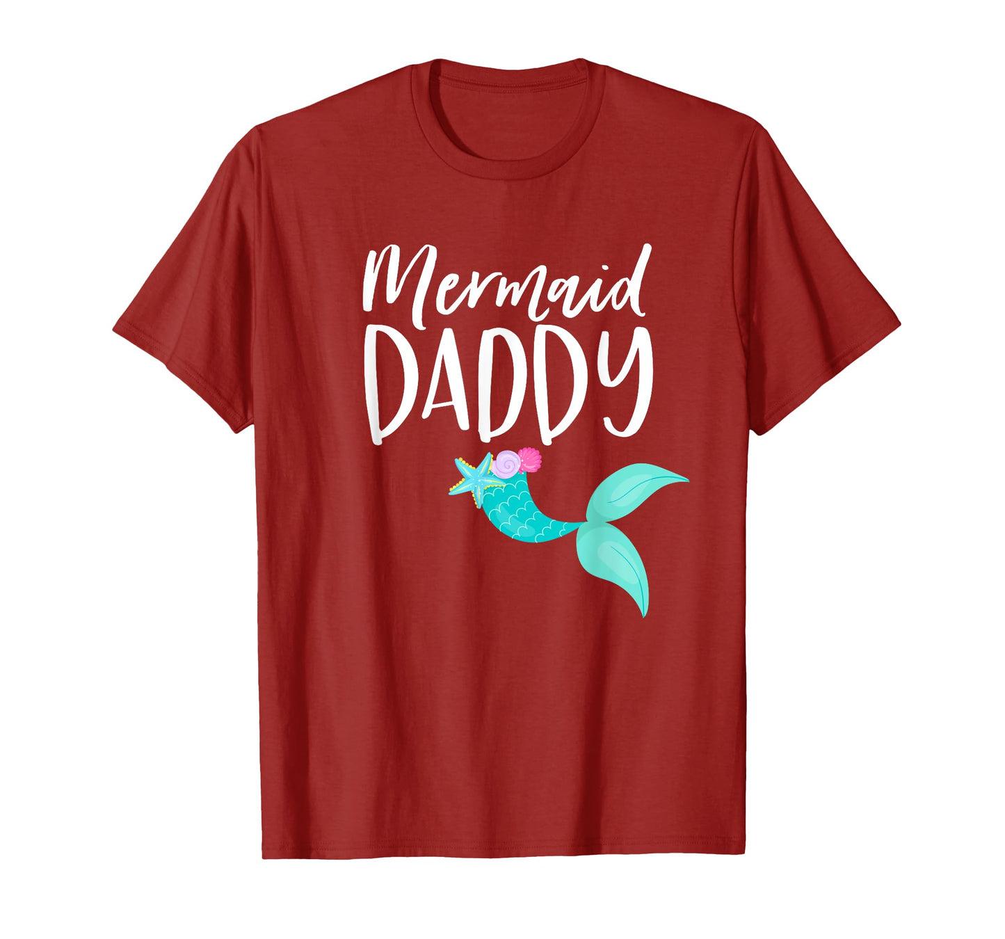 Merdad Birthday Party Tee Mom Dad Girl MERMAID DADDY SHIRT T-Shirt