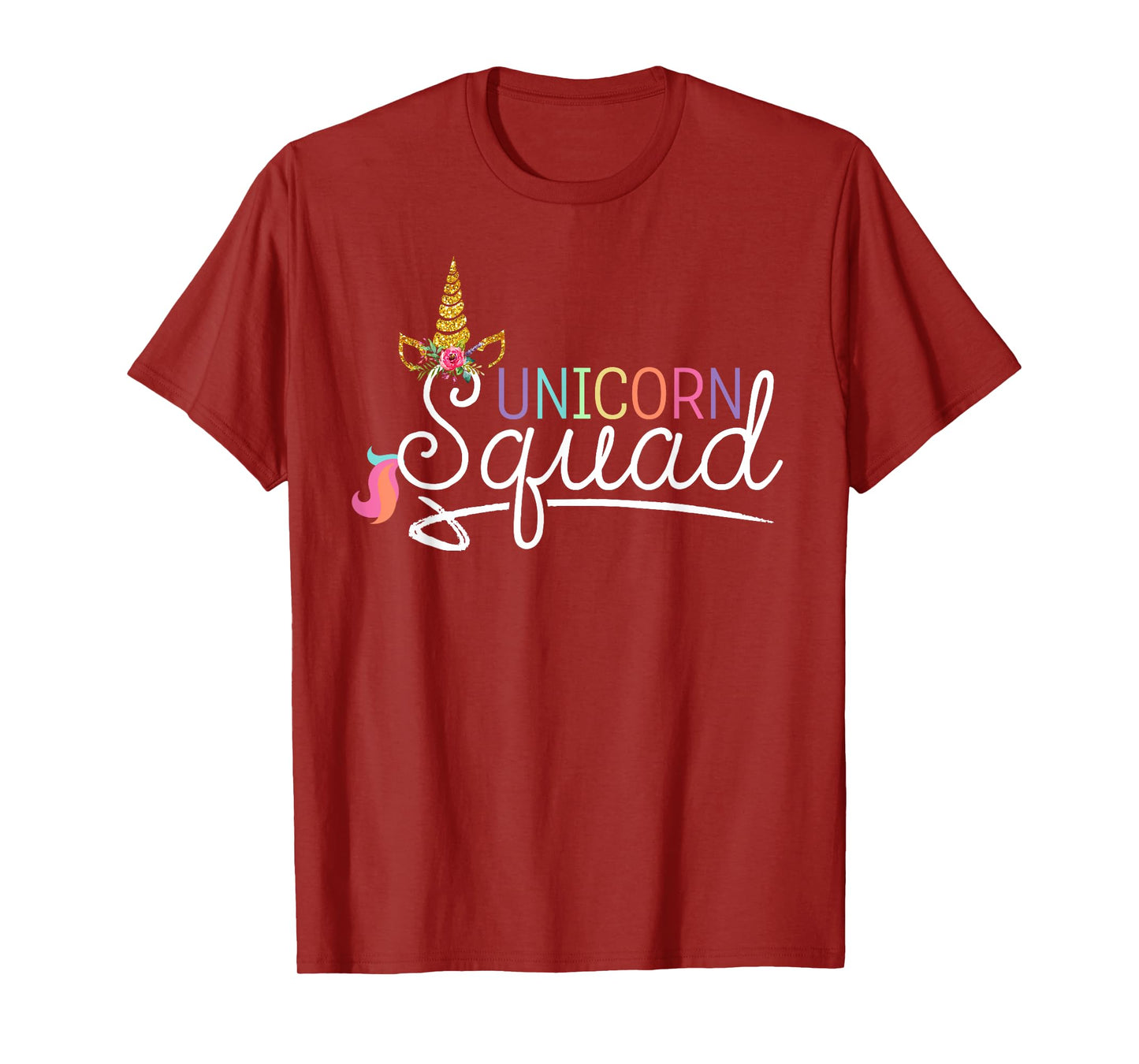 Unicorn Squad with horn T-Shirt