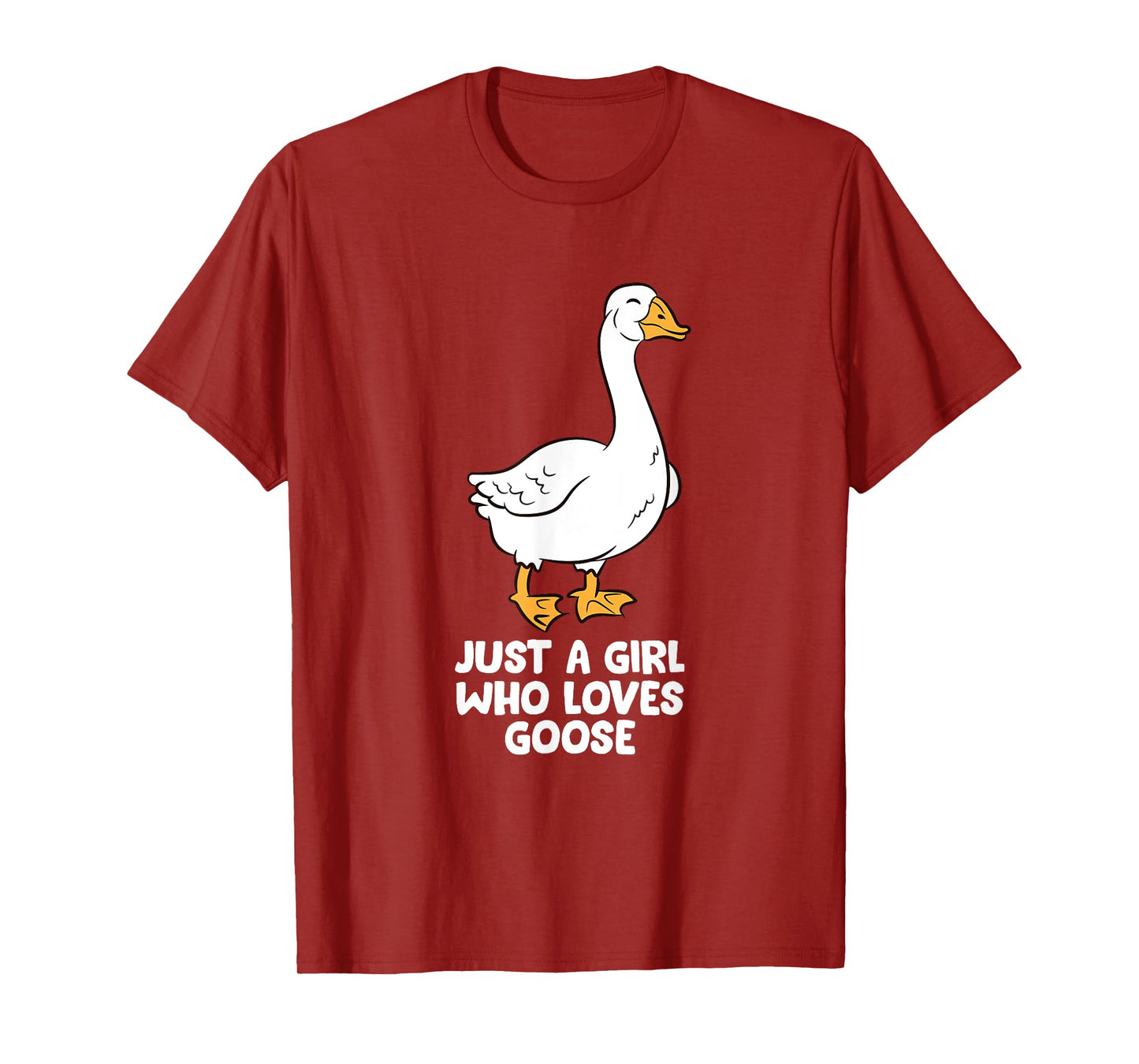 Just a Girl Who Loves Goose Cute Gooses T-Shirt