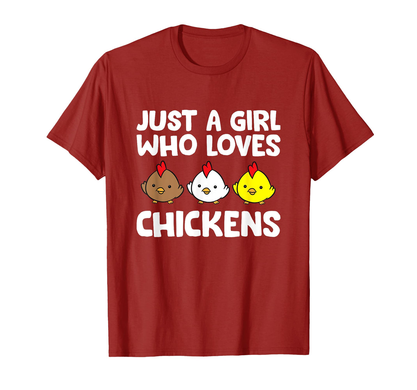 Just a Girl Who Loves Chickens T-Shirt