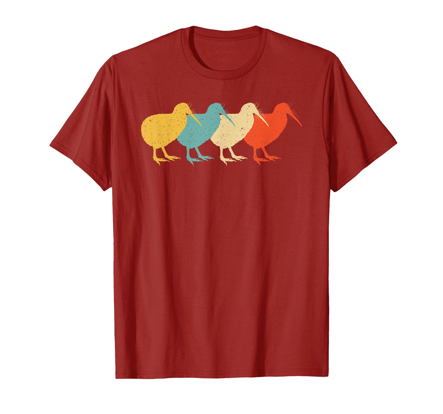 Kiwi Vintage Retro Bird Animal Lover 60s 70s Gift T-Shirt