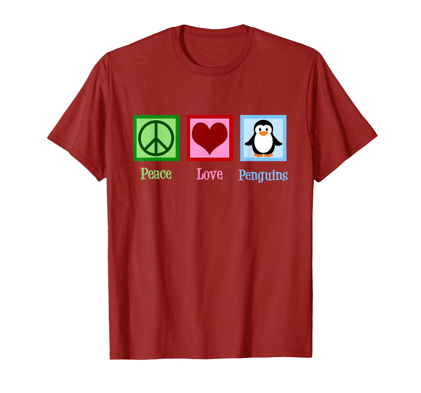 Peace Love Penguins T-Shirt T-Shirt