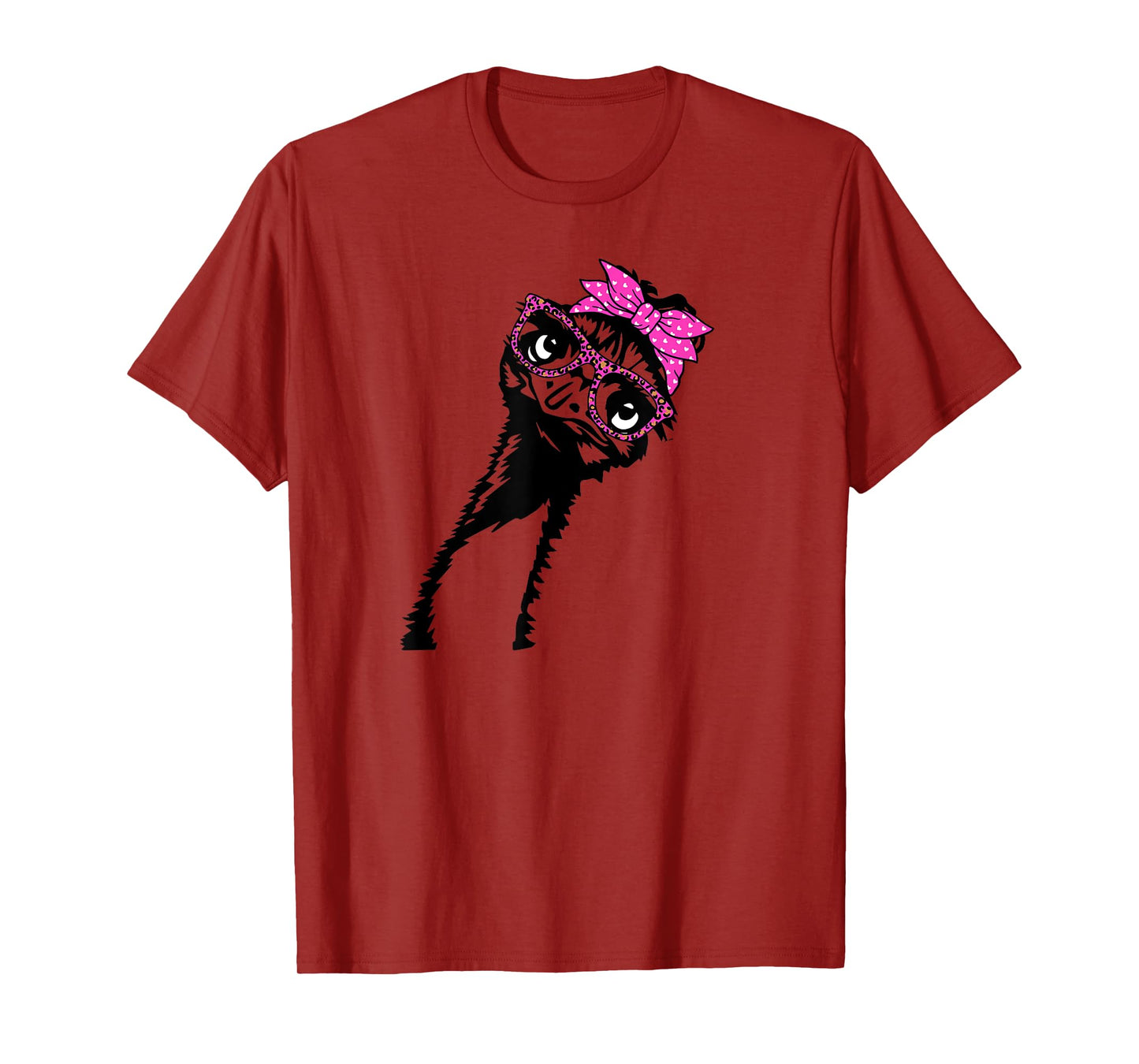 Emu Bird with bandana glasses T-Shirt