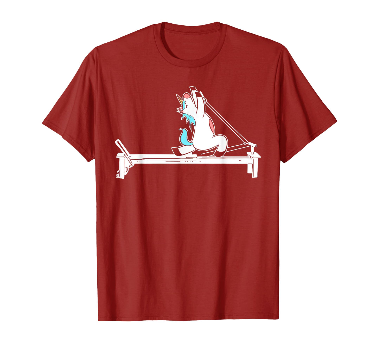 Pilates Unicorn Fitness Exercise Training Meditation T-Shirt
