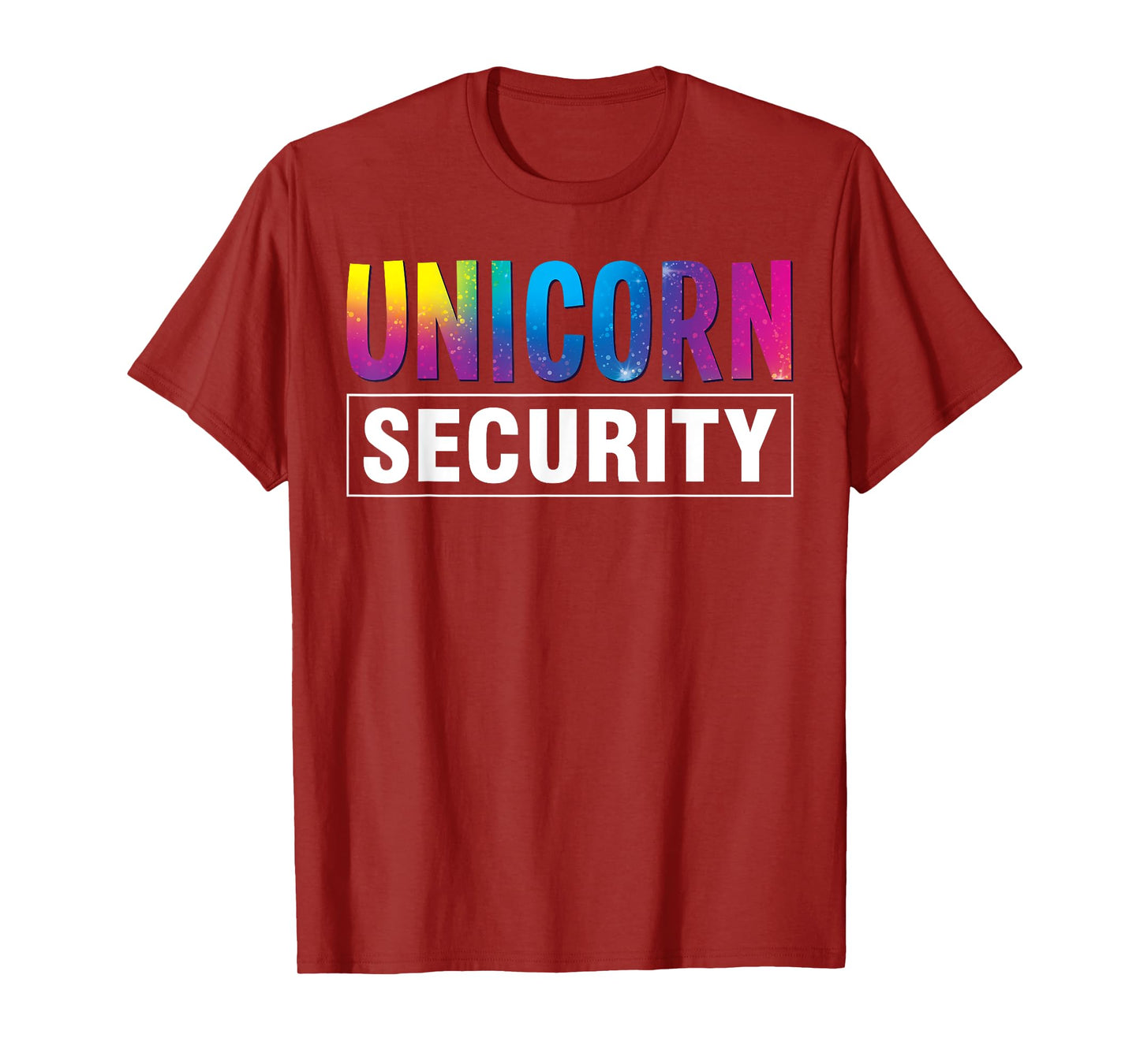 Unicorn Security Halloween Matching Kids Men Women T-Shirt