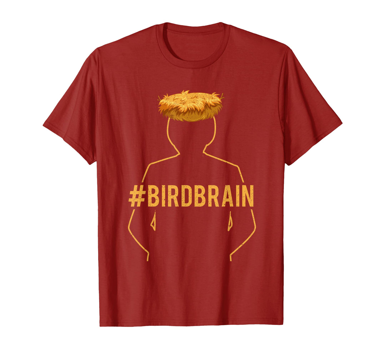 Funny Ornithology Bird Lover Bird Brain Design T-Shirt