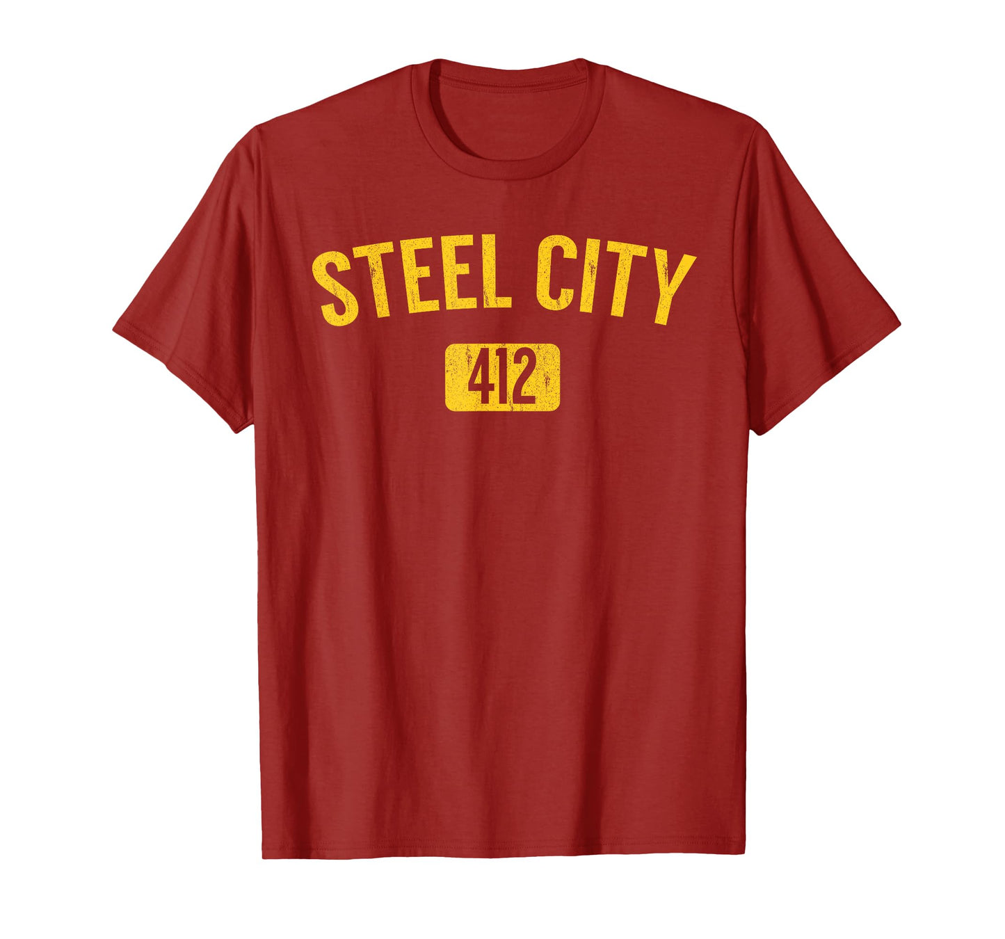 Pittsburgh Pennsylvania Steel City Black and Gold T Shirt T-Shirt