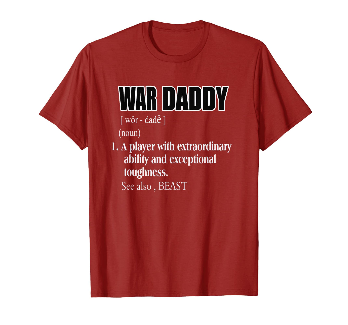 Football War Daddy Definition T-Shirt T-Shirt