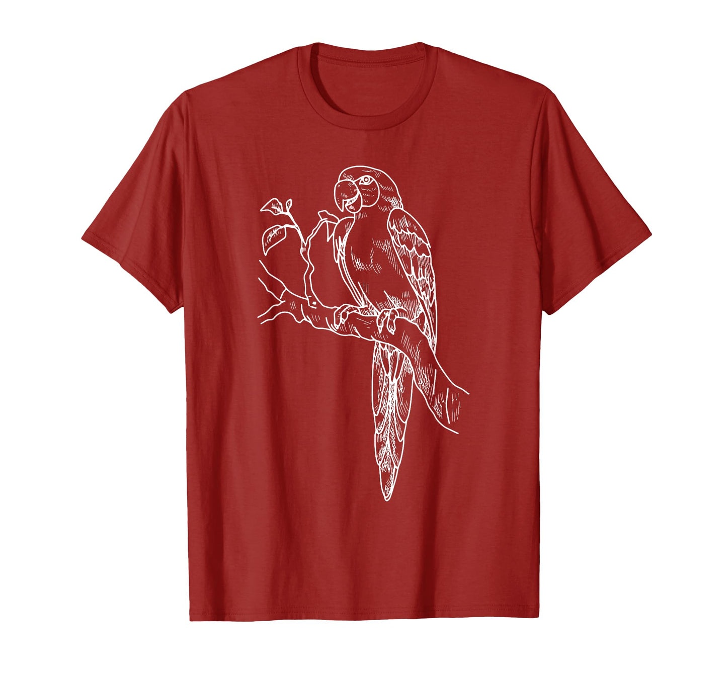Parrot Bird Vintage Distressed Retro Style Silhouette 70s T-Shirt