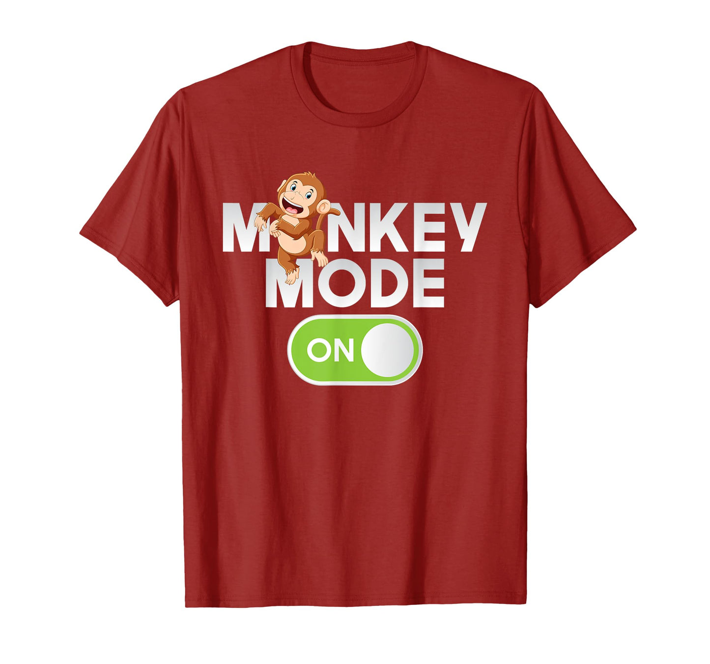 Monkey Mode On - Zoo Wildlife Animal Lover Monkeys Primate T-Shirt