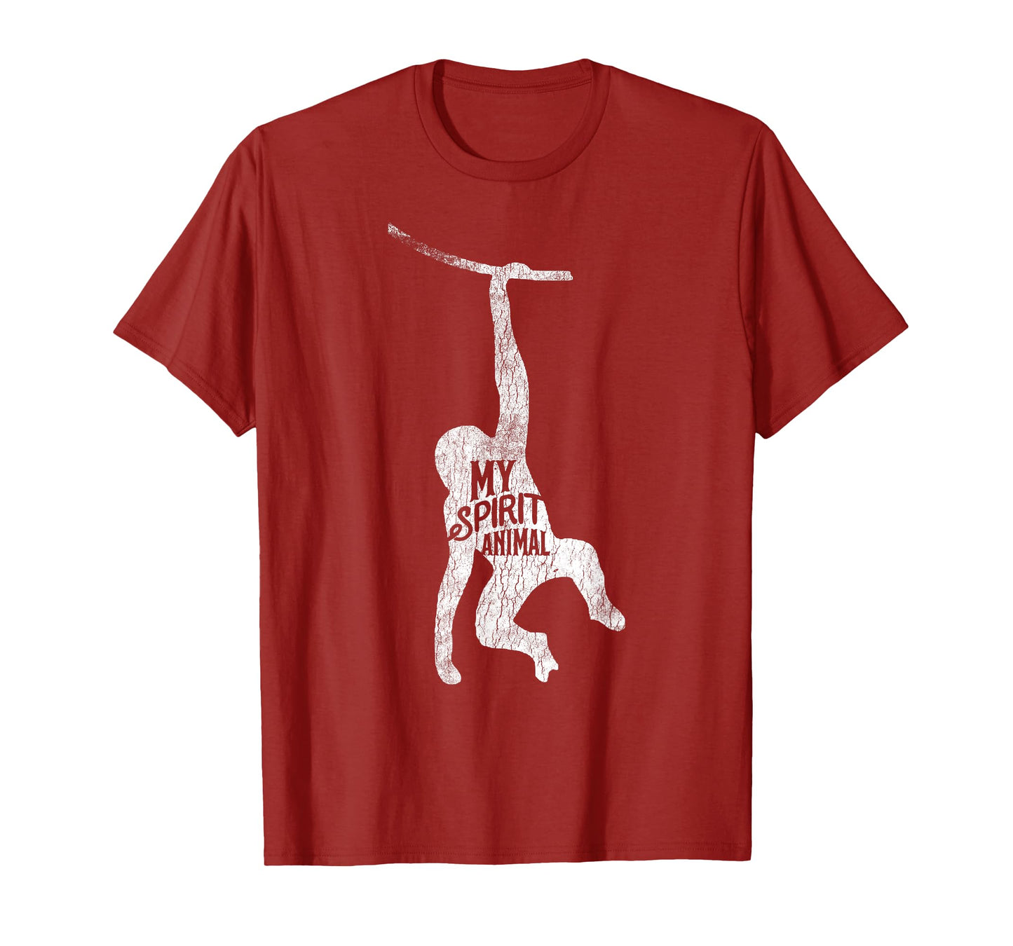 Cute Monkey Is My Spirit Animal Love Monkeys T-Shirt Gift T-Shirt