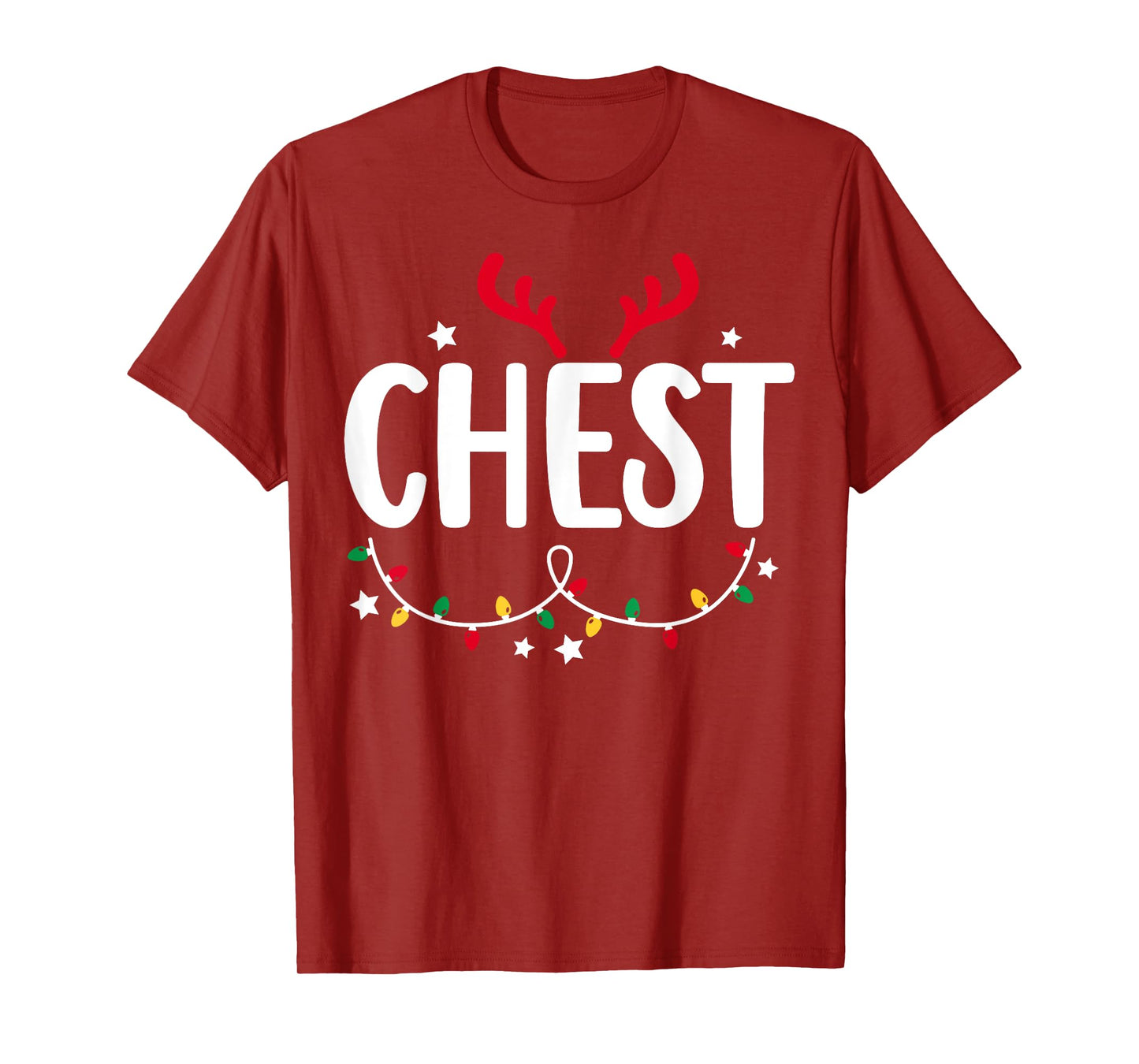 Chest Nuts Funny Christmas Chestnuts Couple Matching Outfit T-Shirt
