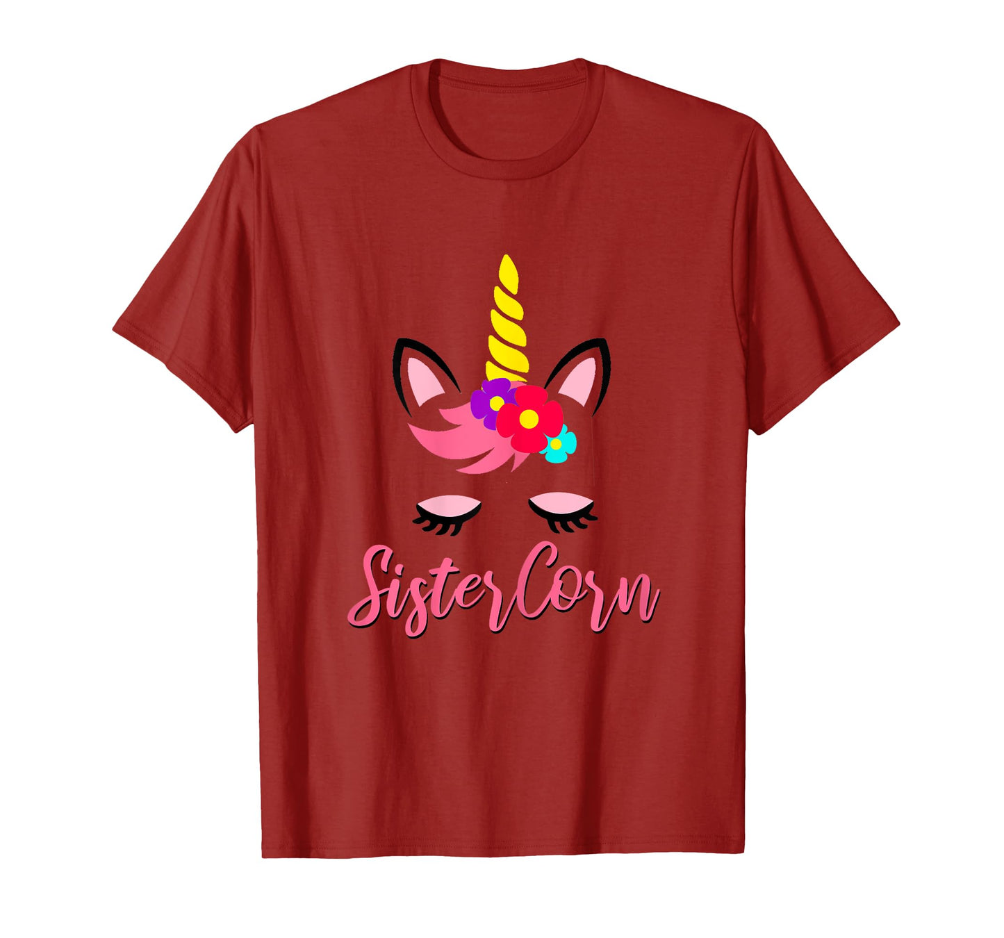 Sistercorn Unicorn Birthday for Sister T-Shirt