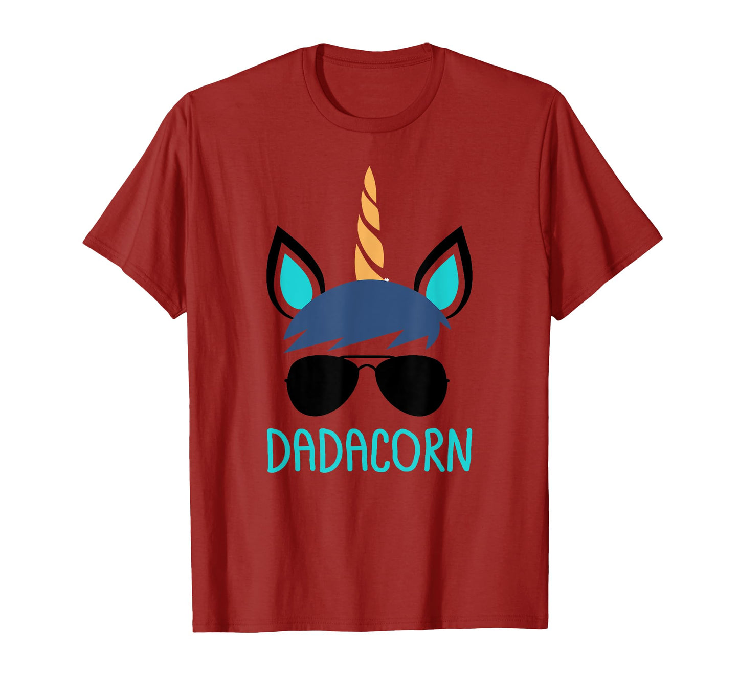 Dadacorn Unicorn Dad T-Shirt Father's Day Gift T-Shirt