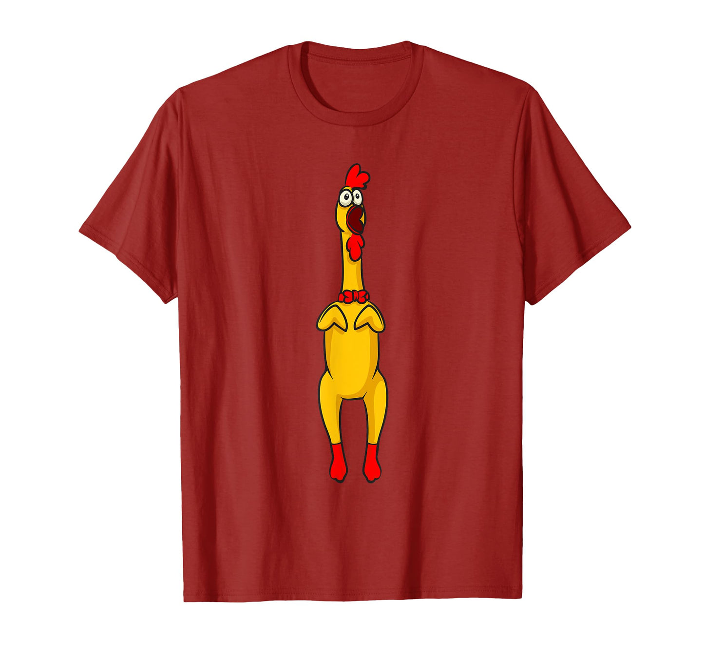 Rubber Chicken Gift & Rubber Chicken Accessoires Unisex-Adults Black Small T-Shirt