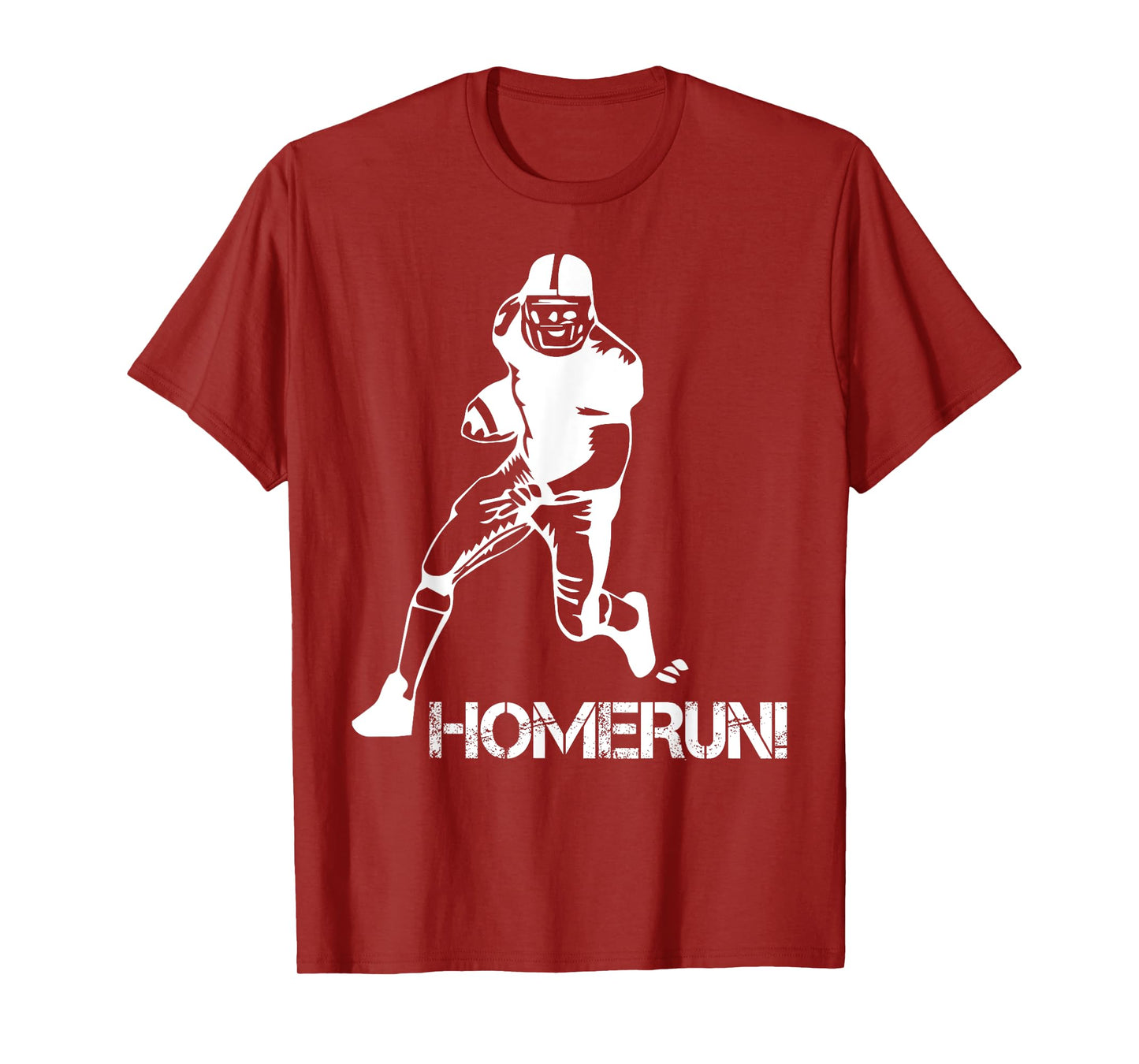 Homerun Football Funny Football Baseball Mix Up Humor T-Shirt