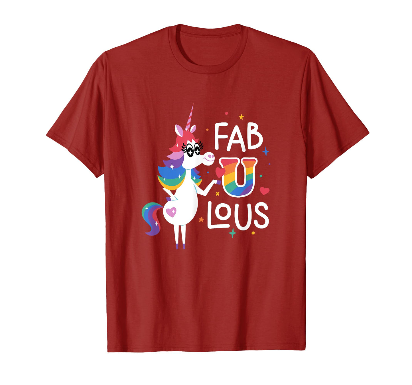 Disney Pixar Inside Out Rainbow Unicorn Fabulous T-Shirt
