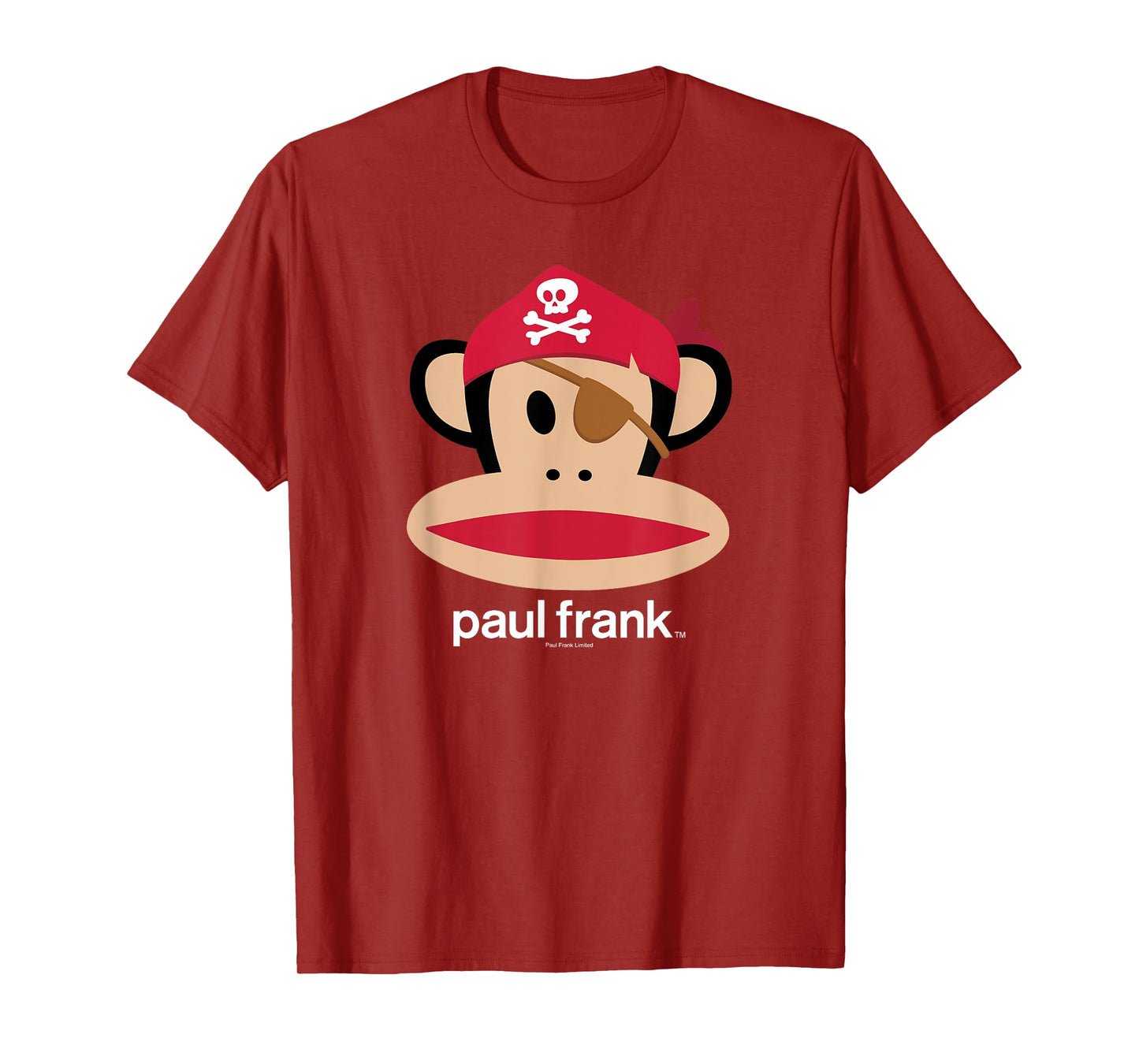 Paul Frank Halloween Julius Pirate Monkey Logo T-Shirt