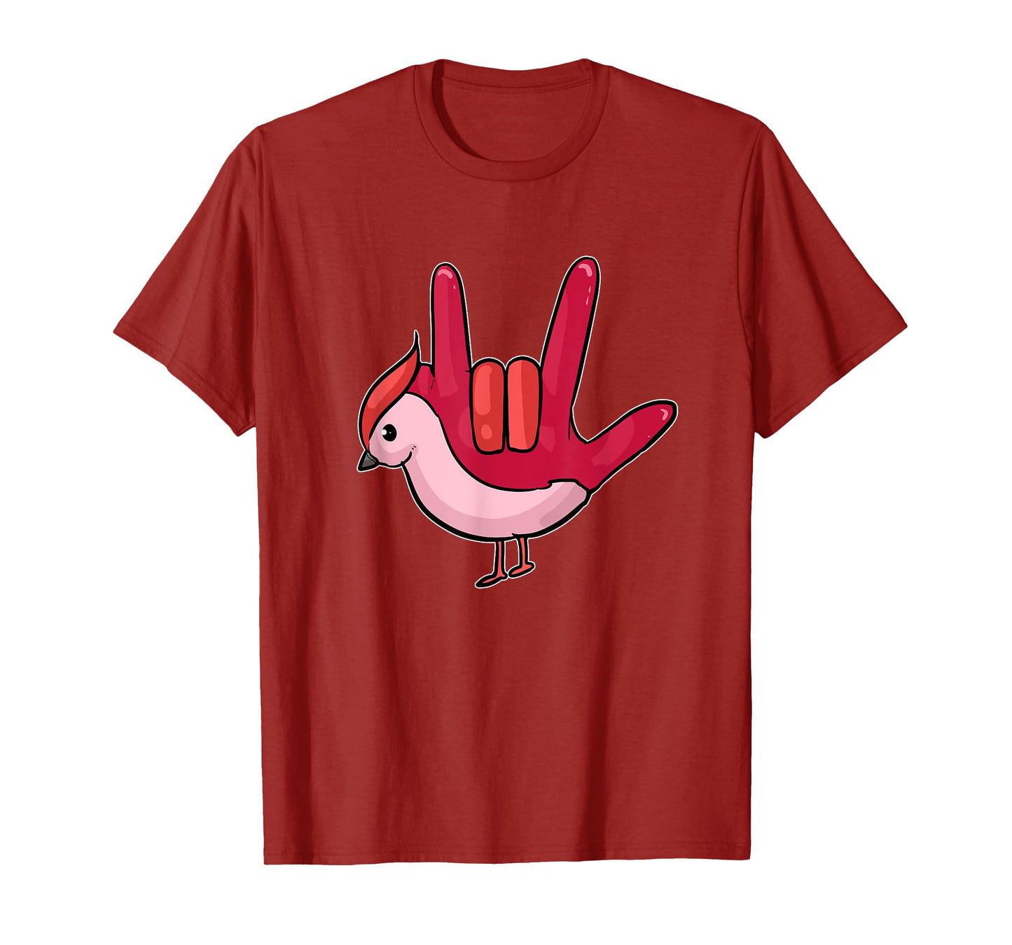 Asl Ily Shirt American Sign Language Bird I love You Gift T-Shirt