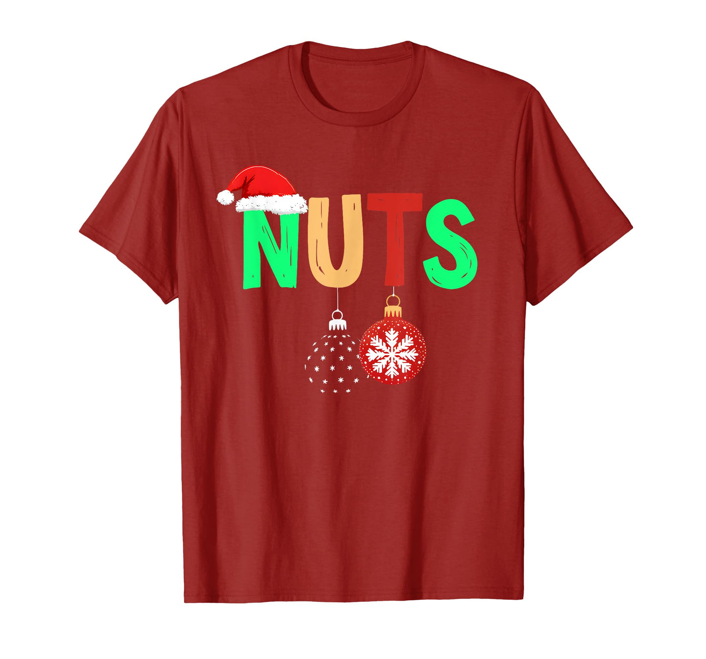 Chest Nuts Matching Couples Chestnuts Funny Christmas Xmas T-Shirt