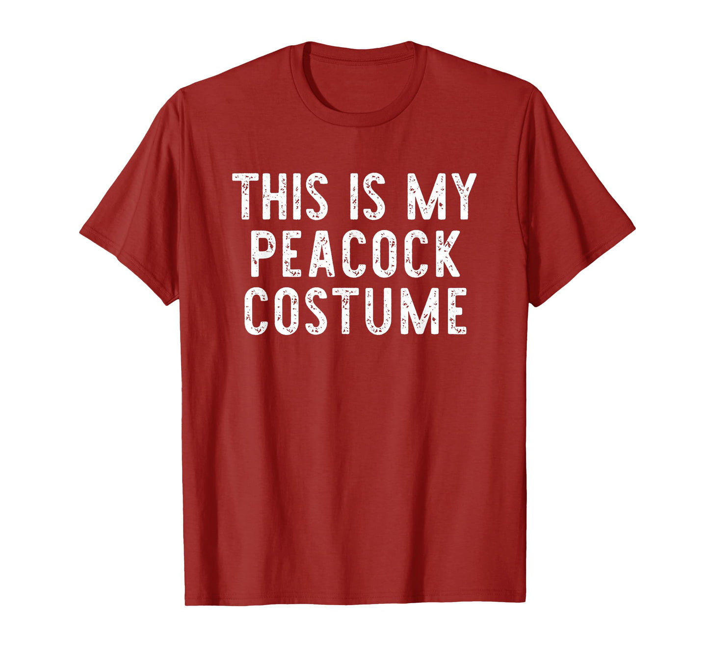This Is My Peacock Halloween Costume Simple Last Minute T-Shirt