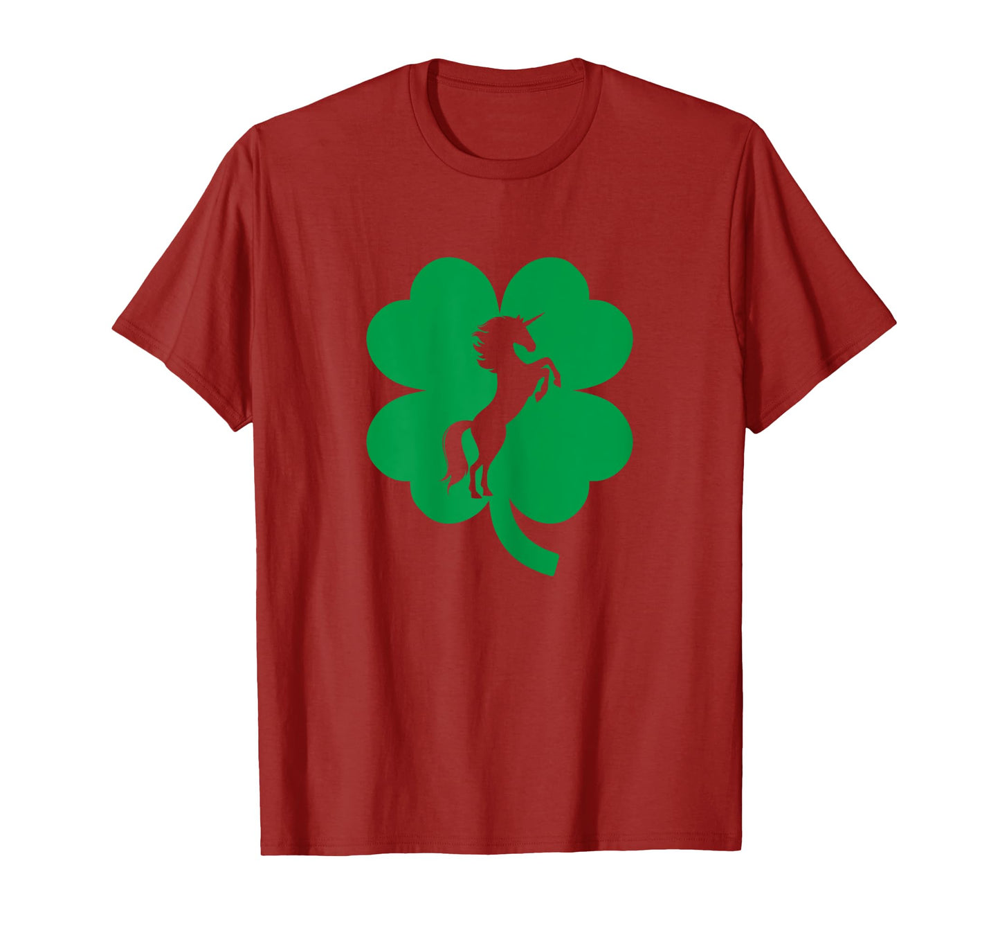 Unicorn Shamrock Four Leaf Clover St Patricks Day T-Shirt