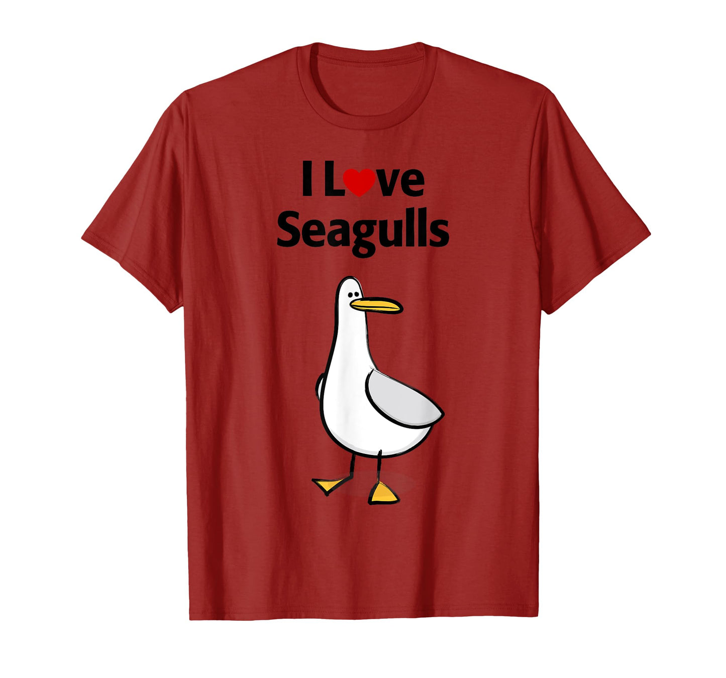 I Love Seagulls T-Shirt