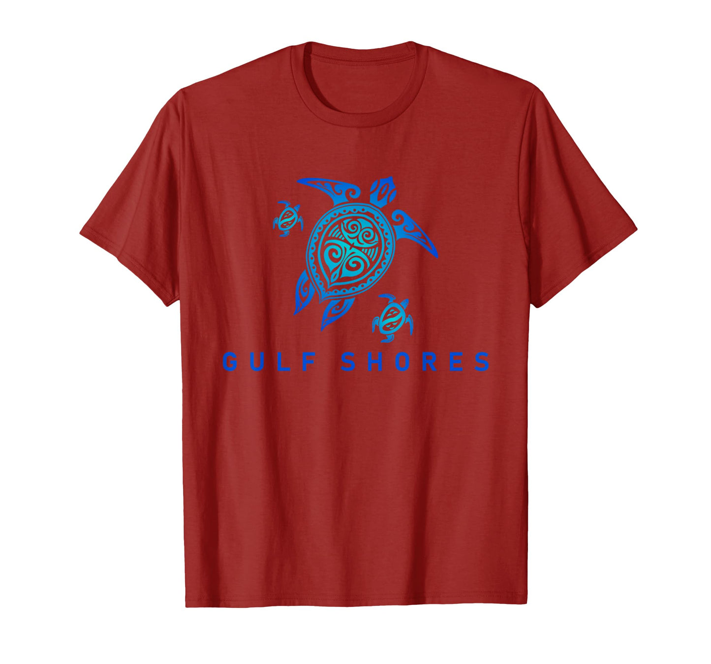 Gulf Shores Alabama T-Shirt Sea Blue Tribal Turtle T-Shirt