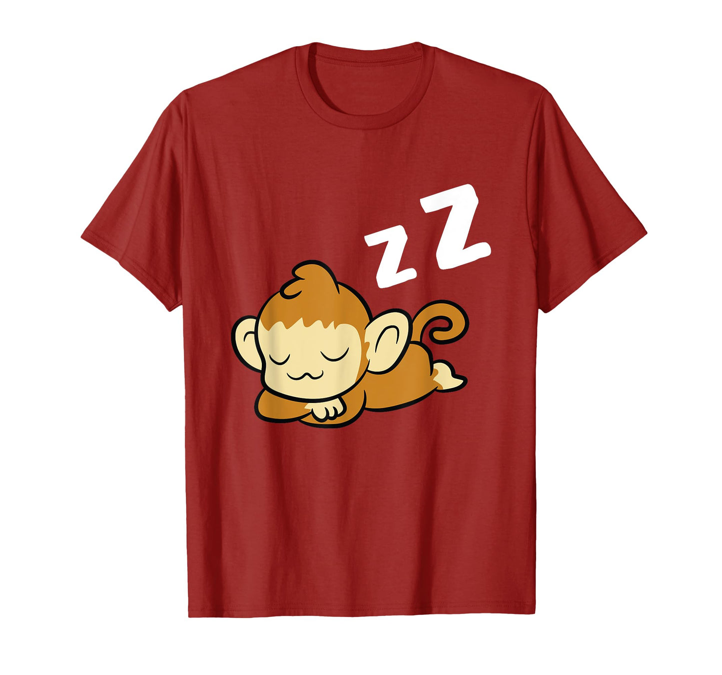 Sleeping Monkey Pyjama Lazy Monkey T-Shirt