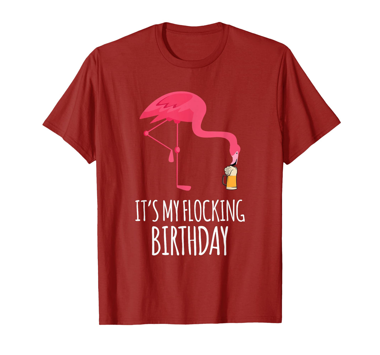 It's My Flocking Birthday Funny Flamingo Birthday T-Shirt