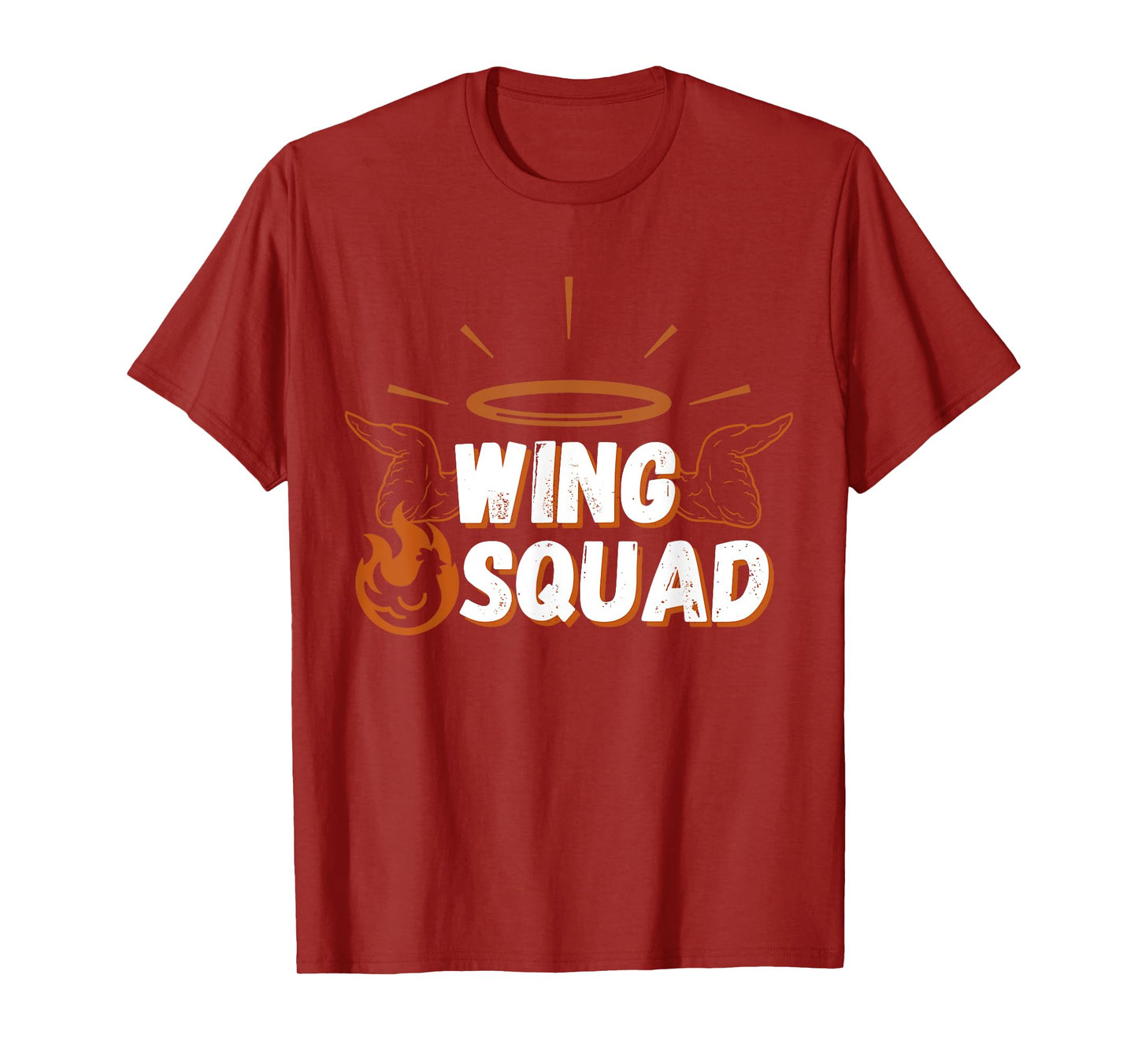 Chicken BBQ Wings Squad Family Party Wing lovers T-Shirt, Small, Black