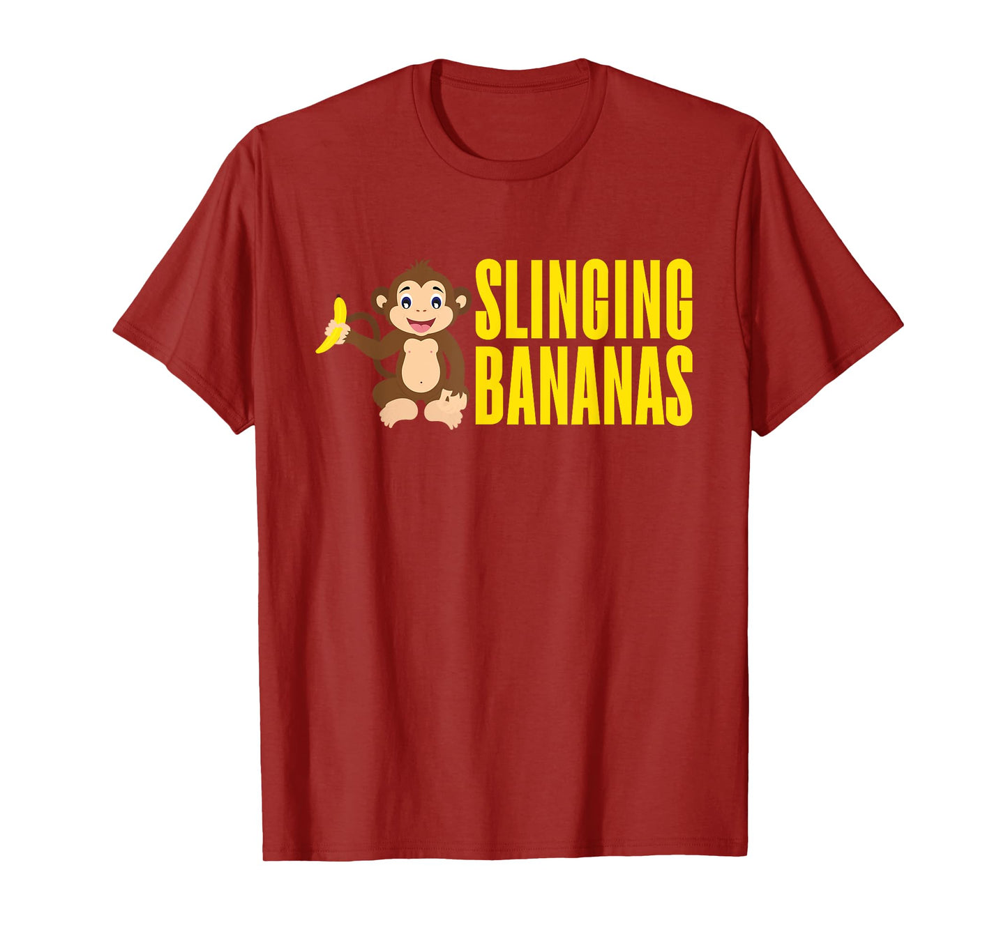 Slinging Bananas Monkey T-Shirt